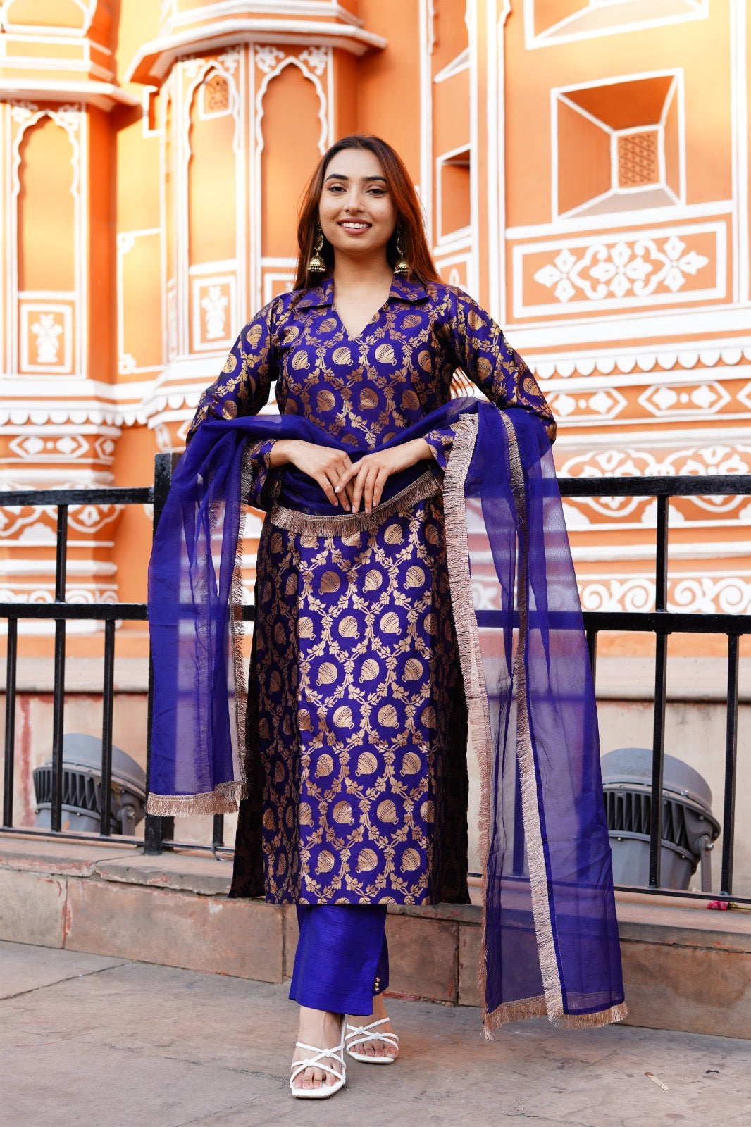 Neel Matka Banarasi Suit Set