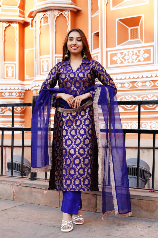 Neel Matka Banarasi Suit Set
