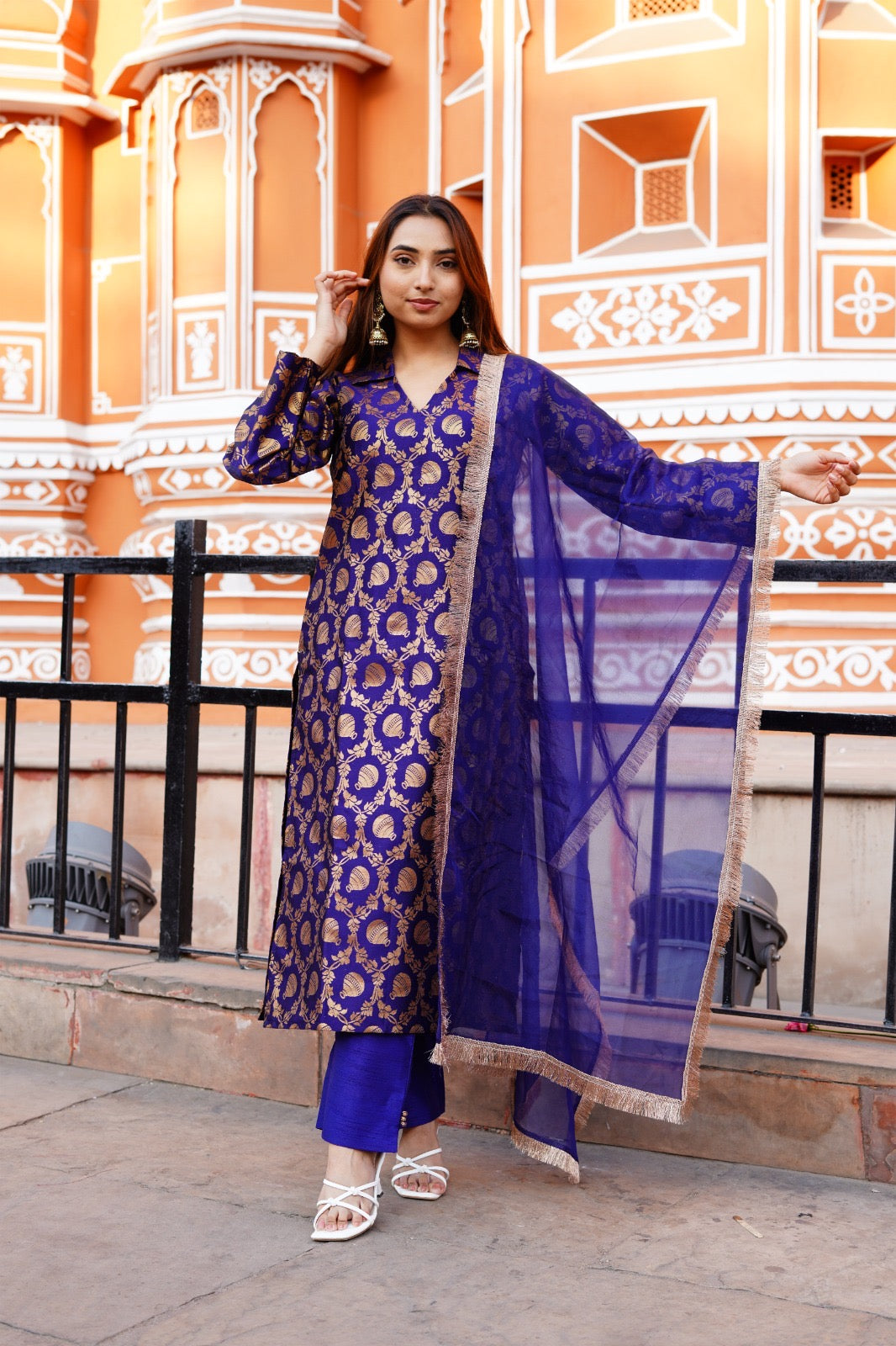 Neel Matka Banarasi Suit Set