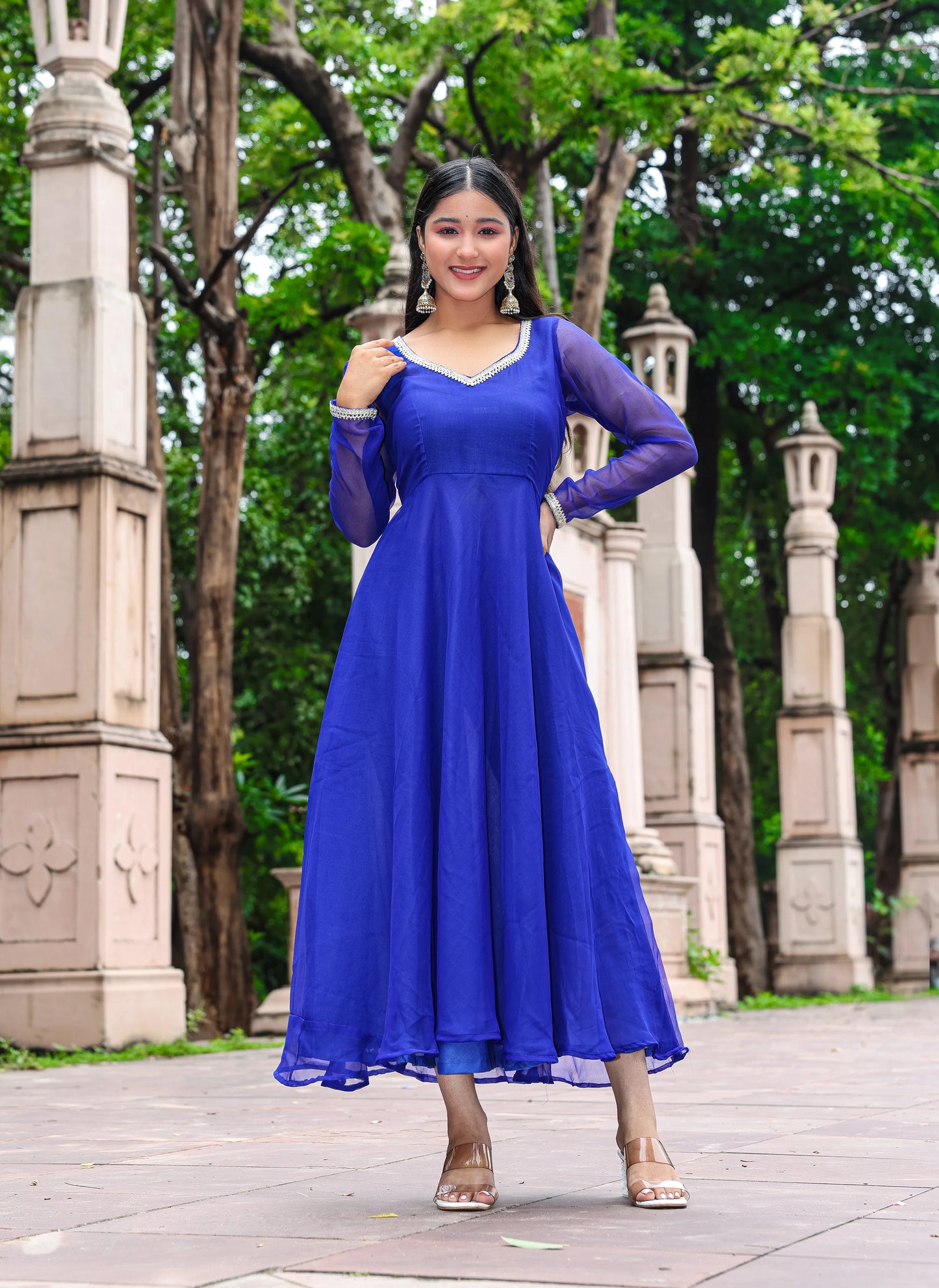 Neel Kamal Elegance – Georgette Anarkali Set