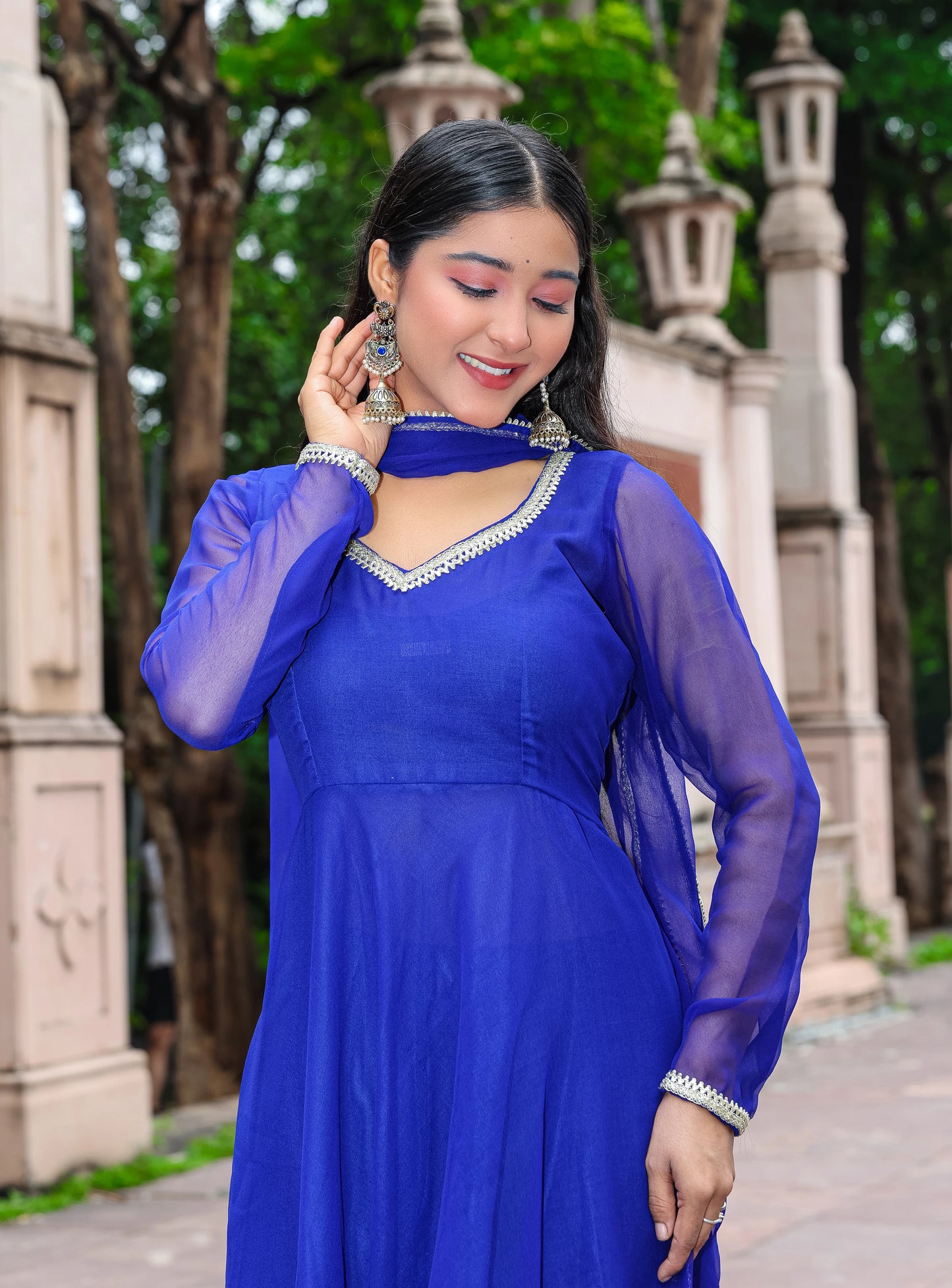 Neel Kamal Elegance – Georgette Anarkali Set