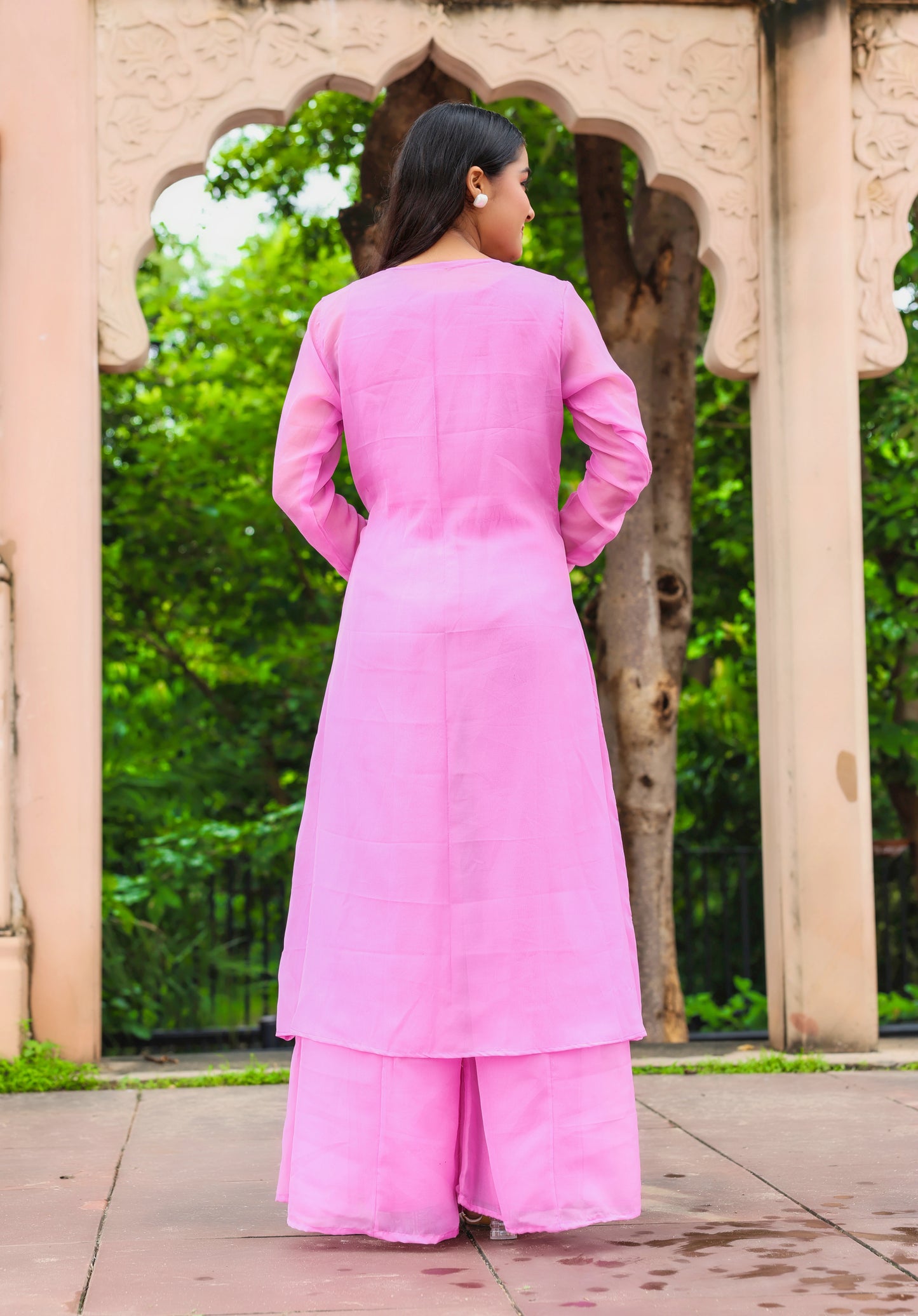 Lavender Aura – Chiffon Co-Ord Set