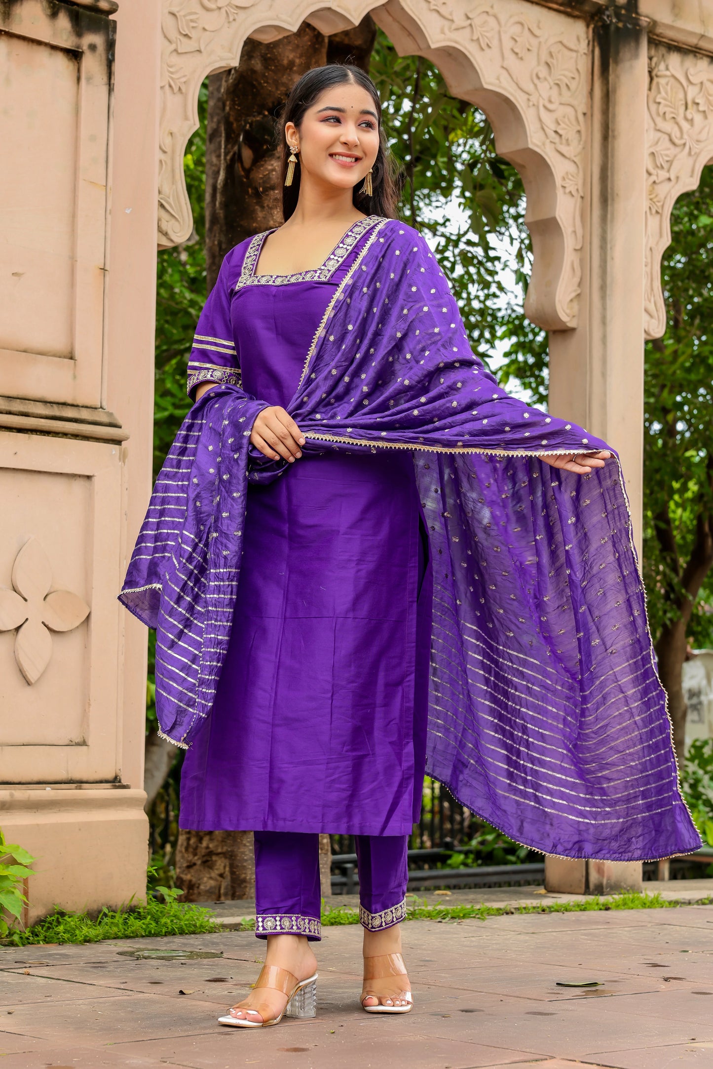 Purple Majesty – Cotton Silk 3 Piece Set