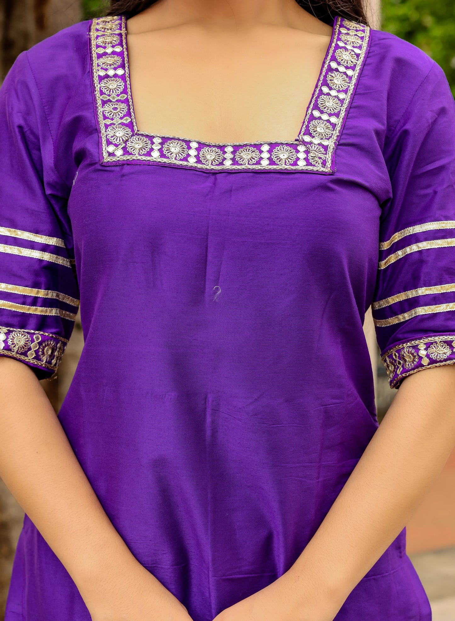 Purple Majesty – Cotton Silk 3 Piece Set