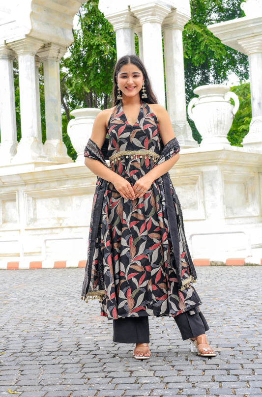 Midnight Charm Modal Silk Set