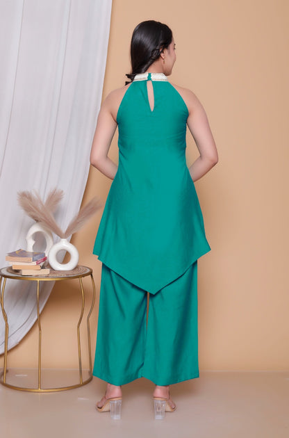Emerald Grace Berlin Silk Co ord Set