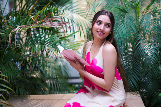 Gulabi Gulnar  – Two-Piece Cotton Halter Neck Set