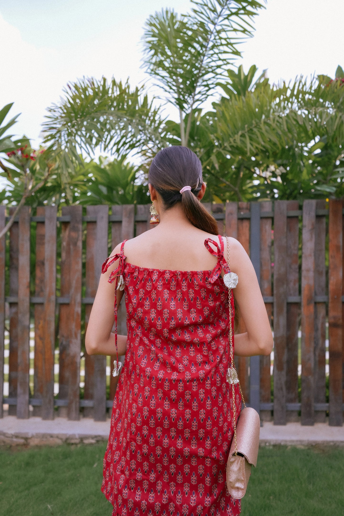 Raktima -  Red Sharara Co-ord Set