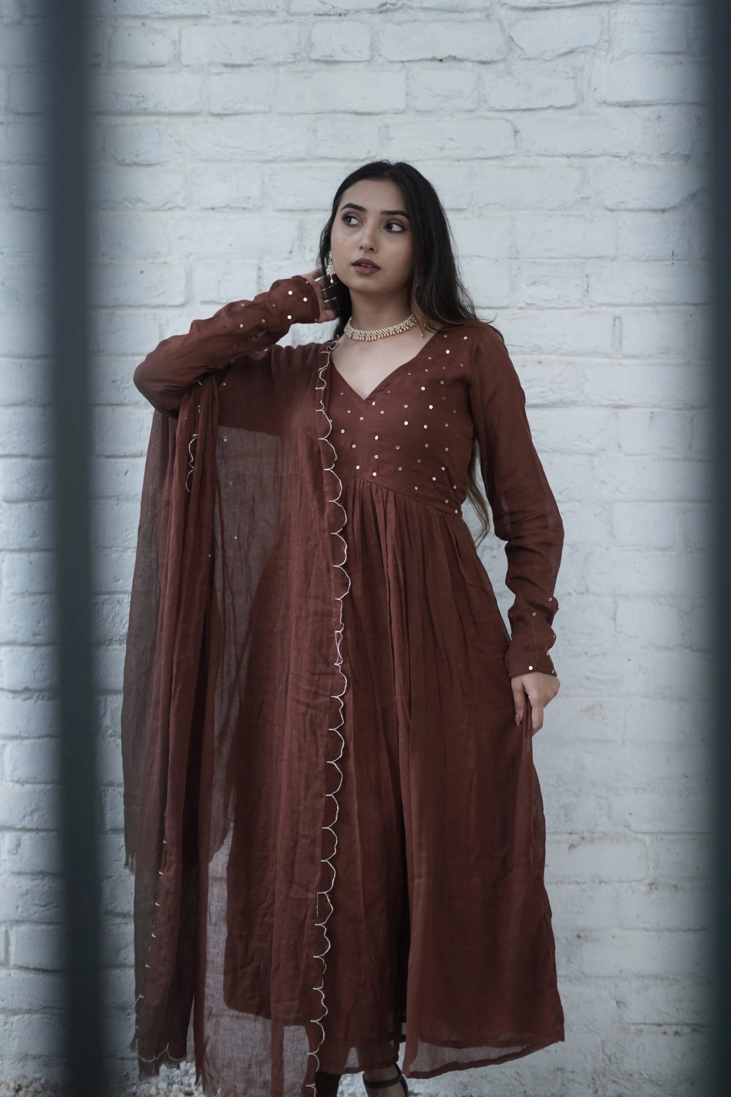 Raya Mulmul Kurta Set - An ode to understated elegance