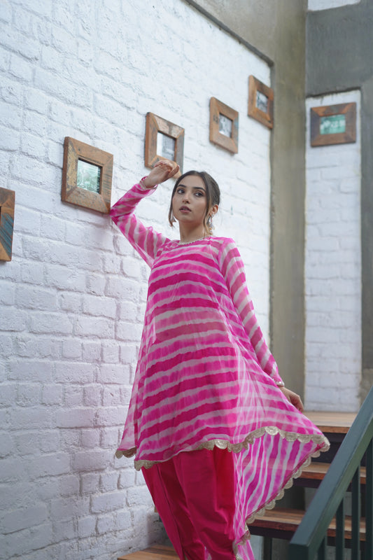 Gulraz Lehariya Set - A vibrant blend of tradition & contemporary flair
