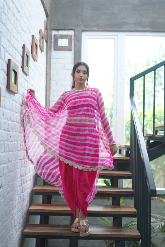 Gulraz Lehariya Set - A vibrant blend of tradition & contemporary flair
