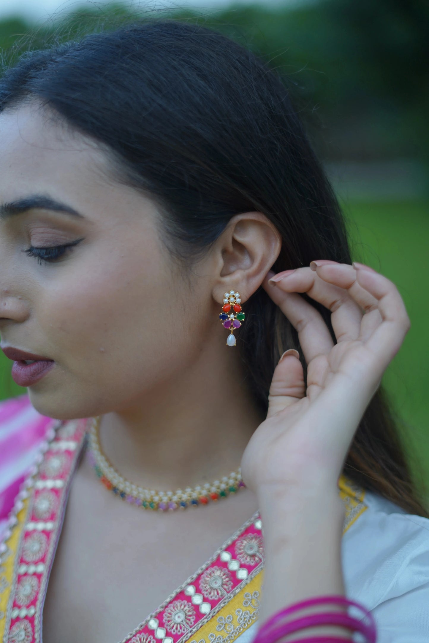 Chandni Leheriya Set - Tribute to timeless summer elegance